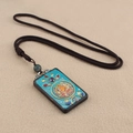 Ebony Yellow Zambala No.3 Thangka Rope Style