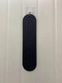 Tappetino scolapiatti ovale nero in silicone con scanalature antiscivolo e foro per appenderlo - Ovale Piccolo / Nero