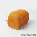 Modèle de pain de mie de montagne en PU artificiel avec une texture réaliste brun doré - Pain de Montagne Déchiré à la Main / Jaune d'Or