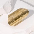 Gold Teardrop Textured Hammered Style (JR416-G7)