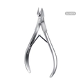 Professional silver stainless steel cuticle nipper with ergonomic handle and sharp blades - Classic / Silver