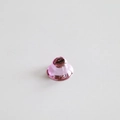 Dettaglio di un campanello decorativo conico rosa da 2,1 cm con finitura lucida - 21mm / Rosa