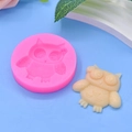 3D-Eulen-Silikonform für DIY-Backen, handgemachte Seife und Schokoladen-Bastelprojekte - Große Eule Stil