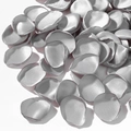 Gray decorative silk rose petals with satin finish for wedding and party arrangements - Grey (27)