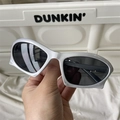 Silver futuristic sport sunglasses with dark grey lenses for outdoor cycling and skiing - Irregular Silver Frame Black Lens