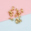 Polished 10mm golden stainless steel lobster clasps for DIY jewelry making and crafts - 10mm / Gold (No Jump Ring)
