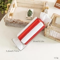 Red and white striped Christmas candy ornament with dimensions 31cm for holiday tree decor - Cylindrical Striped Candy