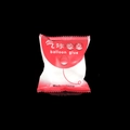 Red and white retail package of balloon glue dots for balloon and cake decoration - 100 Dots Roll (Chinese Version)