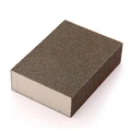 Brown emery cleaning sponge for heavy duty kitchen rust and burnt stain removal - Four-sided Thick Brown