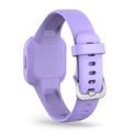 Lila Silikon-Ersatzarmband mit Metallschnalle für Garmin Vivofit Jr.3 Smartwatch - Lavendel
