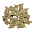 Bronze 100-Dollar-Schein Anhänger im Antik-Stil für DIY-Schmuckhalsketten - Antikbronze