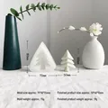 Christmas tree silicone mold for scented candles and gypsum crafts with product dimensions - Small Christmas Tree