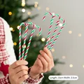 Christmas tree candy cane ornament in red green white spiral colors 15cm size - 15x3.5cm / Red, Green & White (6 Pieces/Pack)