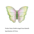 Double Wing Green Butterfly (82x52cm)