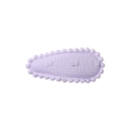 Lavender fabric BB hair clip with delicate dotted embroidery for children's hair styling - Light Purple (8)
