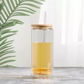 ▼❈▲▲❈▼ Double-walled Transparent Glass 15oz ▼❈▲▲❈▼ / ▼❈▲▲❈▼press Sku▼❈▲▲❈▼