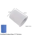 Vertical striped cylindrical silicone mold for DIY candles and plaster crafts - Striped Cylinder