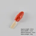Realistische PVC gegrilde hotdog hanger sleutelhanger met fijne textuur, 6.4cm - Varkenspoot spies / Model (Geen sleutelhanger)