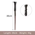 Brown resin wizard wand for cosplay, 30cm length and 46g weight, bone-like texture - Harry Magic Wand