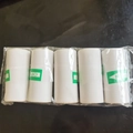 White Adhesive Sticker Paper - 5 Rolls