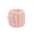Polsini lavaviso in pile di corallo rosa con morbido materiale assorbente - Polsino Singolo Largo (38#) / Rosa Antico