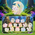 Cute white fox cartoon collectible figure with colorful 12 regular and 2 secret styles - -390 Tushan Nine-tailed Fox Small Box 12 / Full Box Set