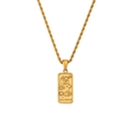 Tarot Twist Chain Necklace - Gold - Moon
