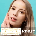 Golden freckle tattoo sticker VB-027 with European vintage patterns for face decor - European Style Patterns (VB-027)