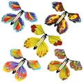 Pack of five flying magic butterfly toys with colorful wing patterns and vibrant designs - 10PCS Butterfly Pack (2019 Style)