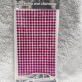 3mm pink round acrylic rhinestone stickers for car DIY crafts and phone decoration - 5mm / Rose Red