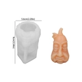 Funny face pumpkin silicone mold for DIY Halloween aromatherapy candles and plaster crafts - NO.1 Funny Pumpkin