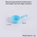Sky blue 4cm miniature dollhouse milk pan toy model with long handle and pour spout - Blue