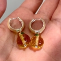 2507026a Pear Pendant Earring