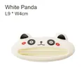 Spremi dentifricio a forma di panda bianco per detergenti viso, misura 9cm x 4cm - Panda Bianco