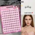 Self-adhesive Camellia eyelash extensions 10 rows 11-13mm mix for natural makeup look - Upgraded Camellia Style
