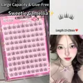 Self-adhesive Camellia eyelash extensions 10 rows 11-13mm mix for natural makeup look - Upgraded Camellia Style
