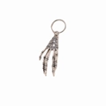 Silver skeleton hand hair rings and scary skull charms for Halloween gothic hairstyles - Skeleton Hand Ring