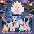 Translucent Nine-Tailed Fox blind box figure with colorful mythical theme elements - -377 Quicksand Nine-tailed Fox Box 8 / Full Box Set