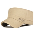 Berretto militare kaki a cima piatta con ricamo SPIRIT 3D e chiusura regolabile - Regolabile / Beige