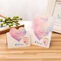 Cute angel pig watercolor heart greeting cards for Happy Valentine's Day wishes - Valentine's Day (Gradient)