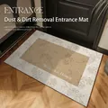 Zerbino d'ingresso minimalista con scritta Welcome Home e decorazioni floreali - 40*60cm / Crema Benvenuto a Casa