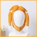 Cappello di tacchino in peluche per Ringraziamento e Natale su manichino bianco - Taglia unica / Cappello Coscia di Tacchino Stile C
