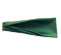 Bandeau de sport élastique en coton vert foncé pour le yoga et la course à pied doux - Vert Militaire