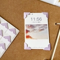 Lavender L-shaped photo corners for DIY scrapbooking and creative album decoration - Lavender