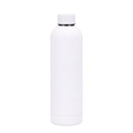 750ml matte white stainless steel insulated sports water bottle with screw cap - 750ml / White