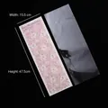 Pink tulip flower wrapping paper and clear bags for 10 single roses DIY gift sets - Floral Small Single: Pink / 10 Sheets/Pack
