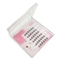 Self-adhesive cluster lashes in 5 rows for a natural sunflower extension effect - Transparent Glue-Free Lazy Sunflower
