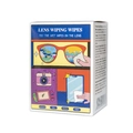 Disposable anti-fog lens cleaning wipes 100pcs for glasses cameras and screens - English Cleaning Style / 100 Pcs/Box