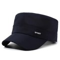 Cappello cadet blu scuro con etichetta SPORT e tessuto leggero ad asciugatura rapida - Regolabile / Blu navy