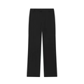 Women's chic black straight leg trousers with elegant tailored finish for casual wear - XS / Pants